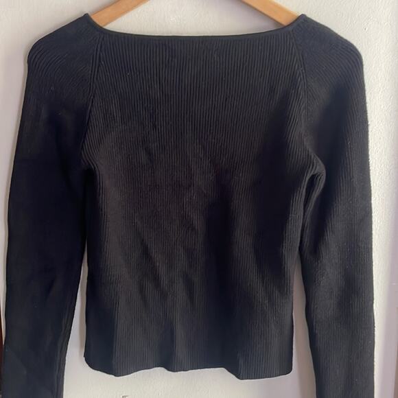 OAK + FORT SWEETHEART NECKLINE TOP - Picture 10 of 15